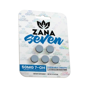7oh blister tablets 10mg 5ct zana front mockup 1 1 29a1130e 6916 4ae1 92b0 b43b9fcbe784 600x600