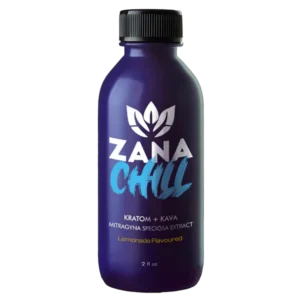 zana chill lemonade with alkaloids & kava extracts for stress relief
